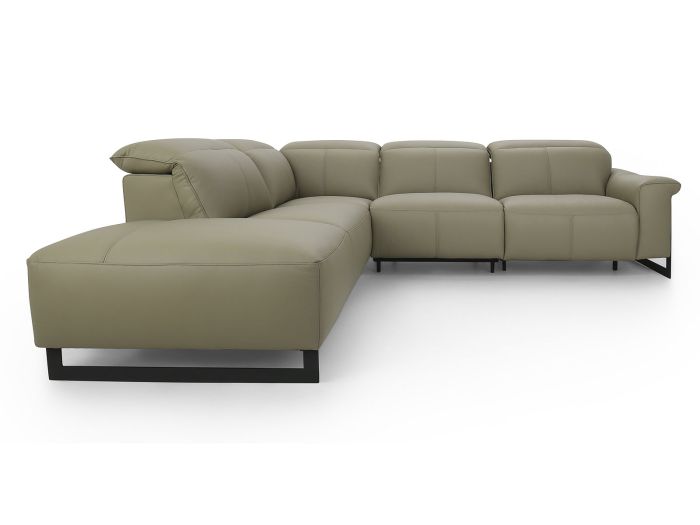 Aubach 2.5 seater corner sofa (rhf arm/lhf chaise) (incl. power recliner) - type K/S
