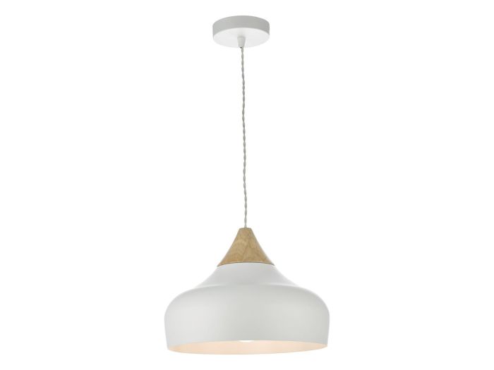 Gaucho 1 light pendant (grey)