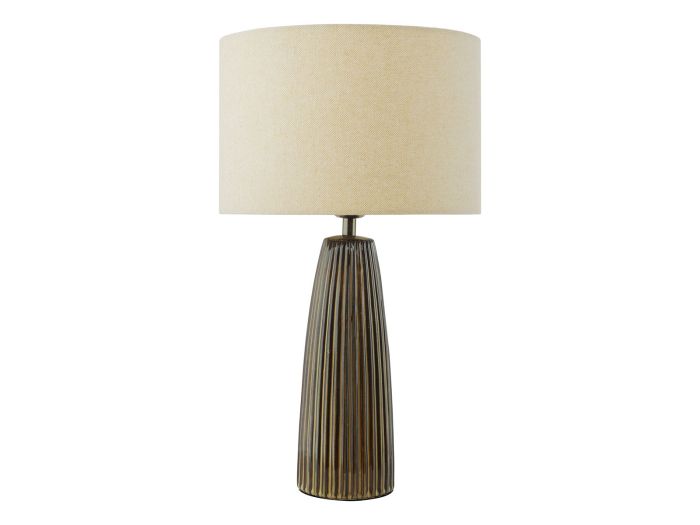 Kaulana Table lamp brown with shade