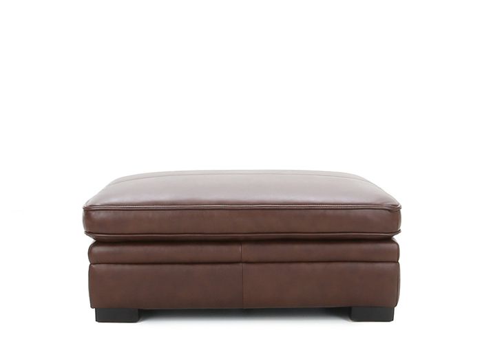 Chesney Large footstool - type 60/S Leather