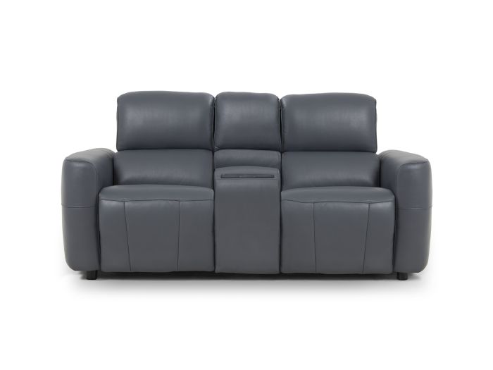 Cannes 2 seater (double power recliners + headrests) (with entertainment console) - type 60/S Leather