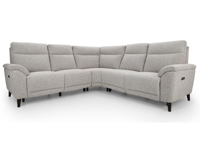 Sonoma Large corner sofa (2 x power recliners + headrests) - type F6 Fabric