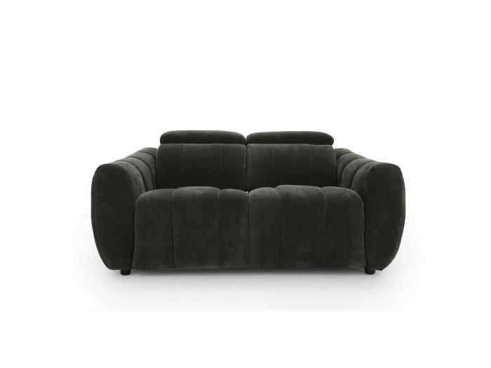 Donato 2 seater (double power recliners + headrests) - type F8 Fabric