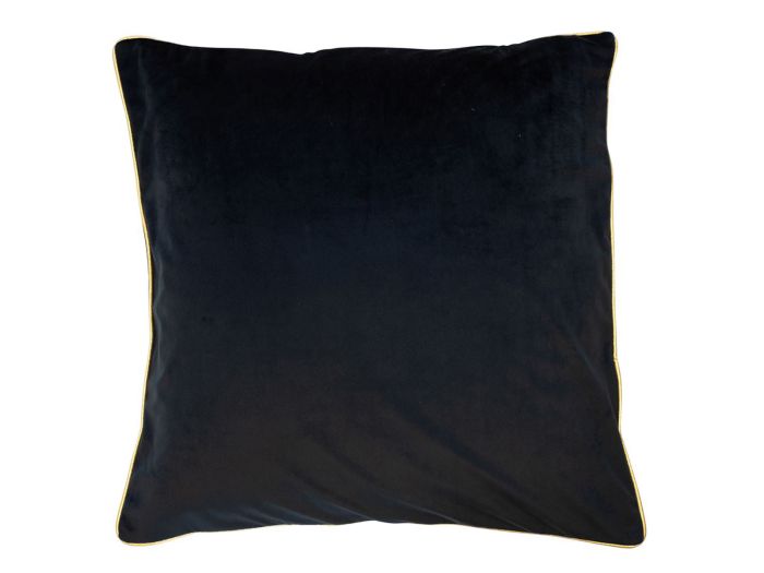 Cushions (New) Black double sided velvet cushion (55x55)