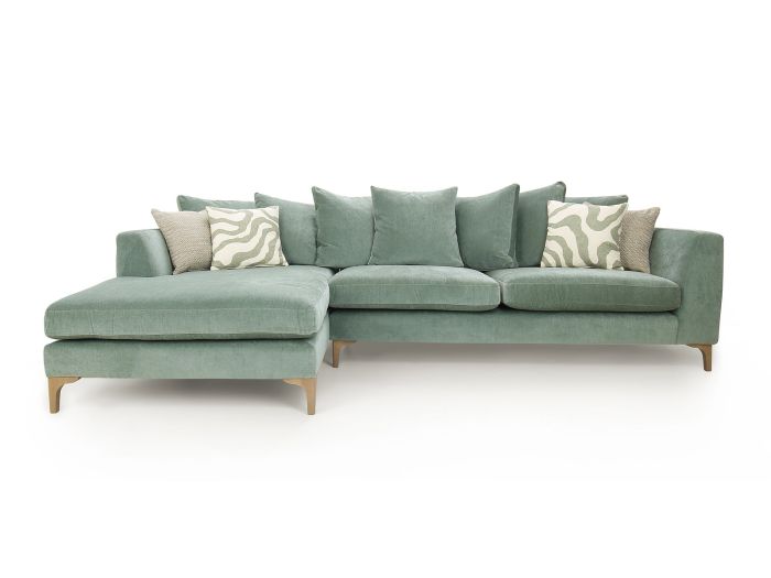 Leon Large chaise sofa (lhf chaise ) (pillow back) - type C