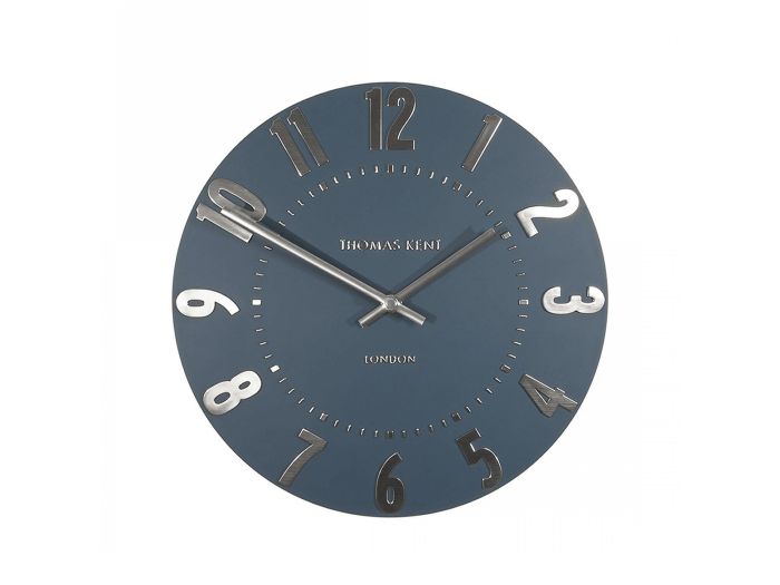 Clocks 12 Mulberry Wall Clock Midnight Blue