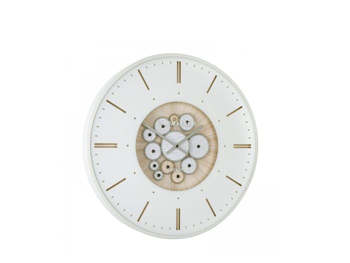 Clocks 21 Clocksmith wall clock Cog Ivory