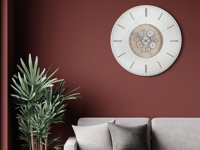 Clocks 21 Clocksmith wall clock Cog Ivory