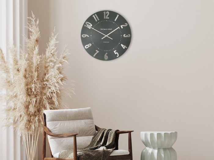 Clocks 20 Mulberry wall clock Olive Green