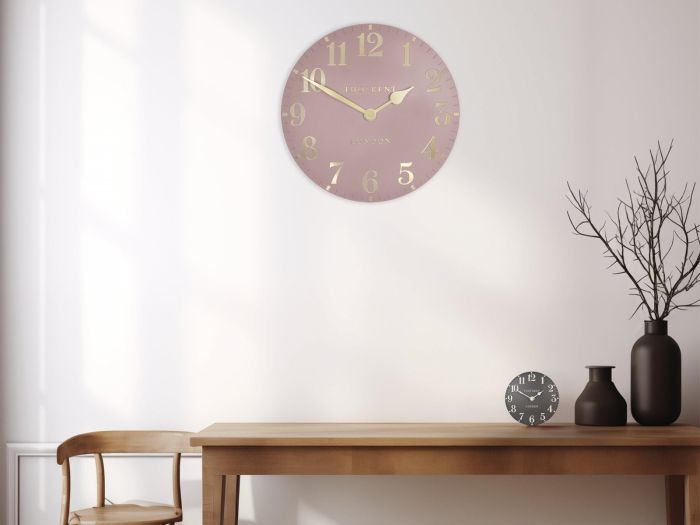 Clocks 20 Arabic wall clock Blush Pink