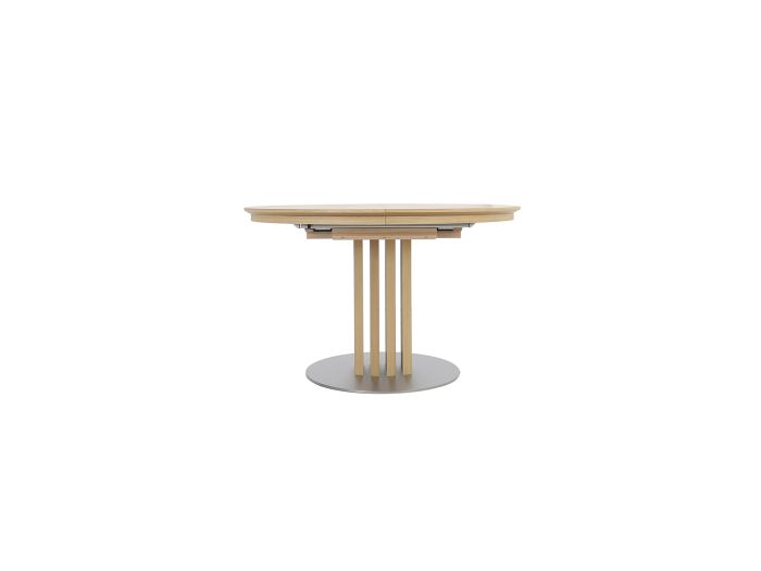 ET204-CHI Round dining table Wild Oak Light Oiled Finish
