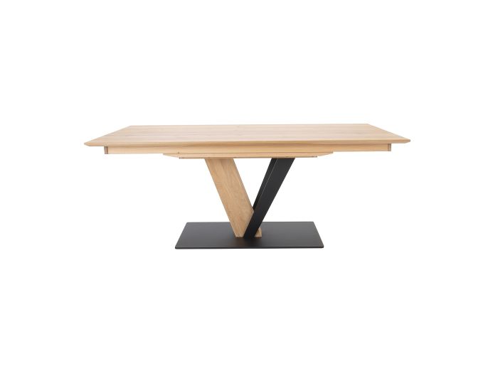 ET561-ARA Dining table Anthracite Matt/Wild Oak Light Soft Brushed