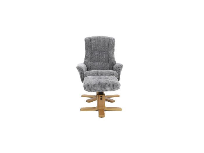 Francine Swivel recliner and stool