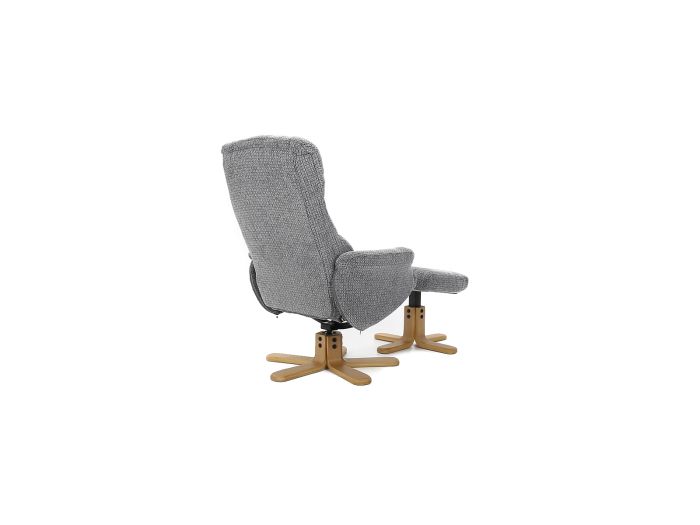Francine Swivel recliner and stool