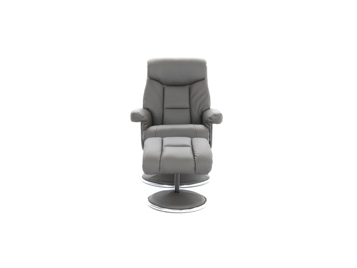 Bardot Swivel recliner chair and stool