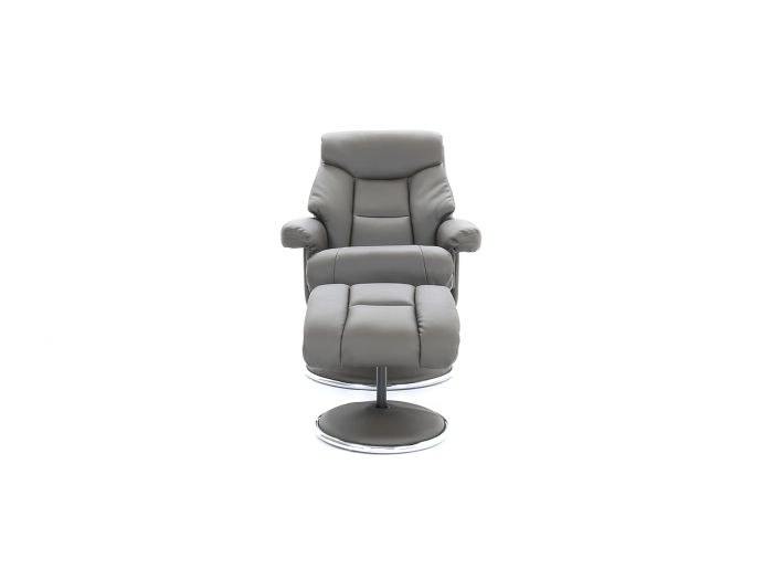 Bardot Swivel recliner chair and stool