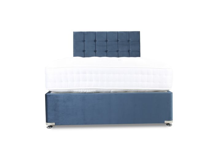 Wool Supreme 1000 Single platform top divan set with Cuba headboard