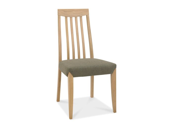 Cape Slat back chair (black gold fabric)