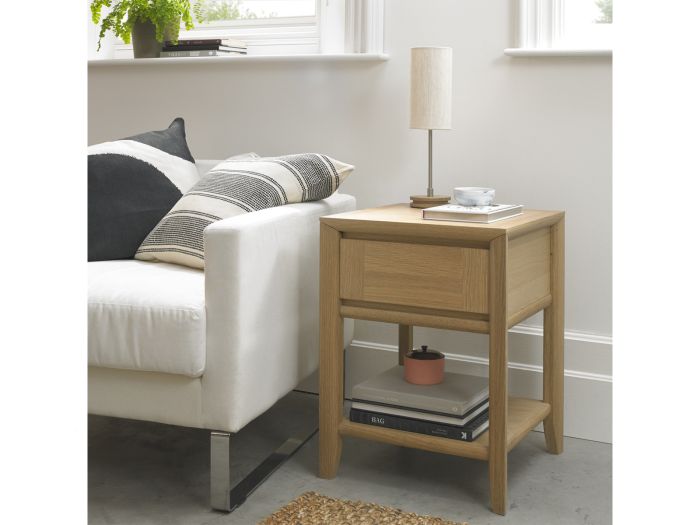 Cape Lamp table with drawer