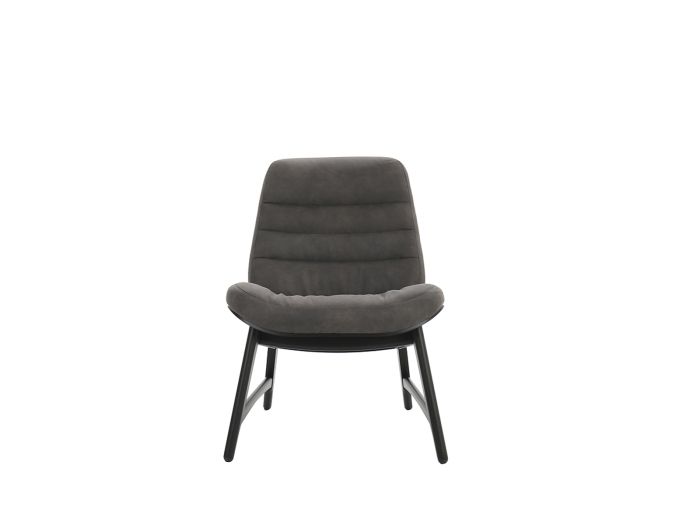 Wentworth Upholstered casual chair (dark grey fabric) (Peppercorn)