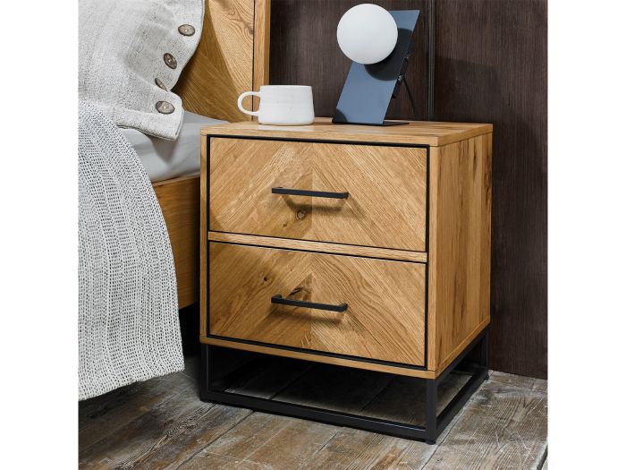 Bucklebury 2 drawer nightstand