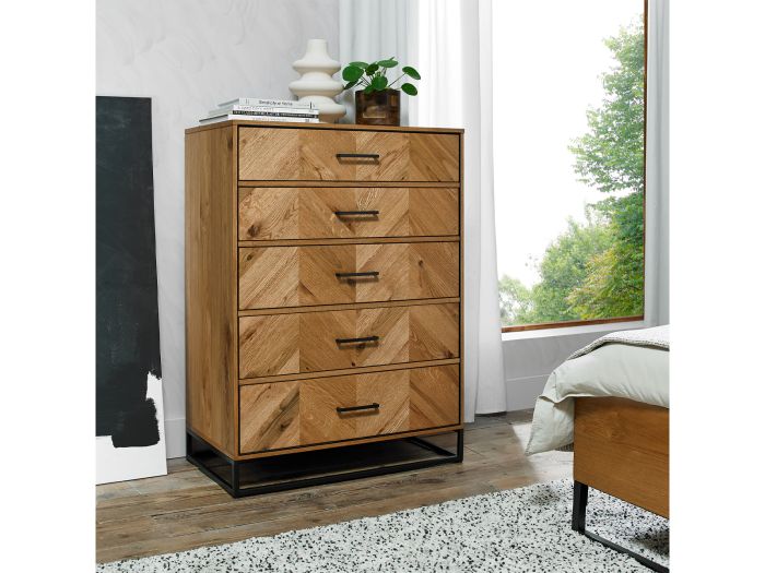 Bucklebury 5 drawer tall chest