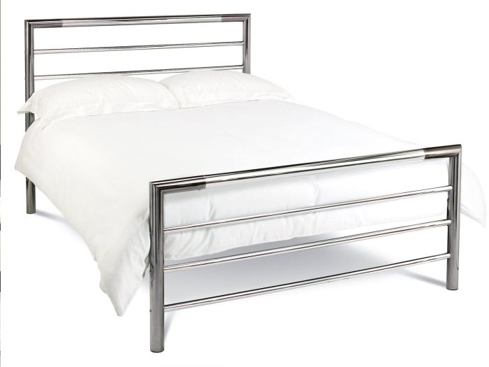 Urban King size bedstead (Nickel/Chrome)