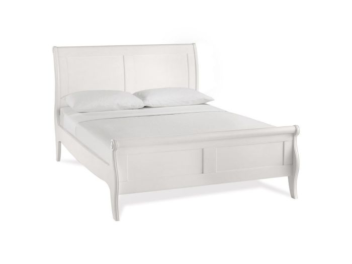 Kent Bedroom (White) King size bedstead