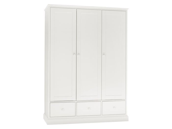 Heidi Triple wardrobe (white)