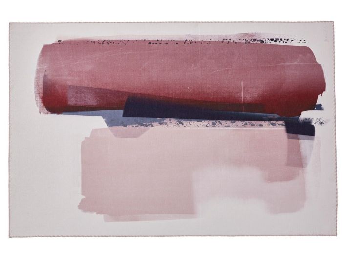 Michelle Collins Printed 150x230cm Rug Rose/Crimson