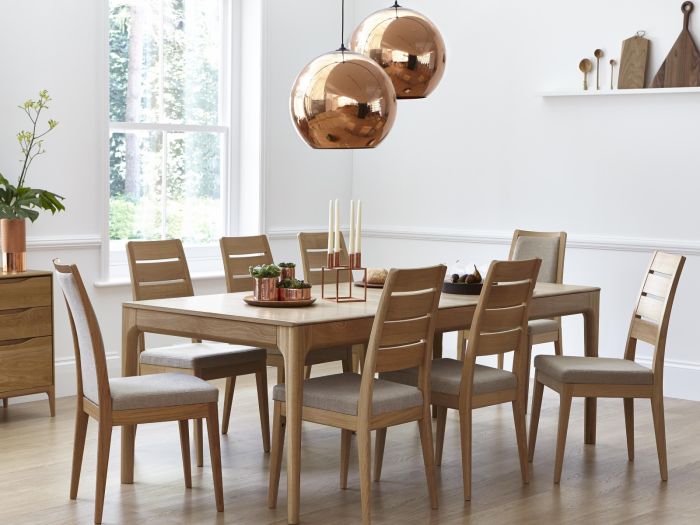 Romana Large extending dining table