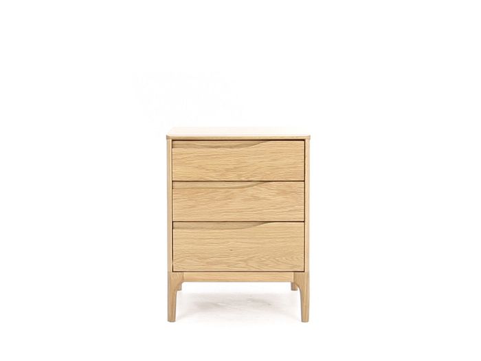 Rimini 3 drawer bedside cabinet