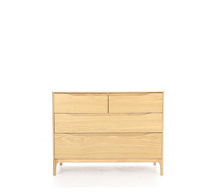 Rimini 4 drawer low wide chest