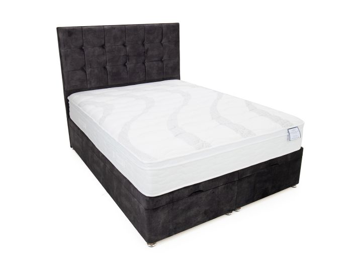 Hidcote Latex 1400 Single luxury end lift ottoman set