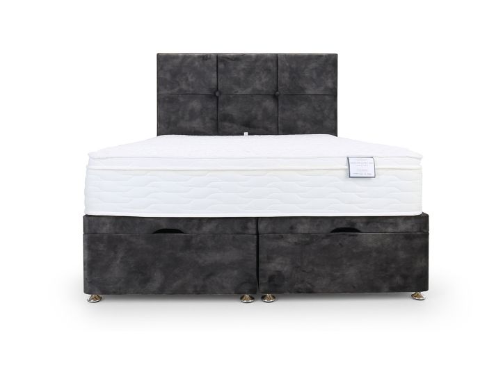 Hidcote Latex 1400 Small single 2 drawer divan set