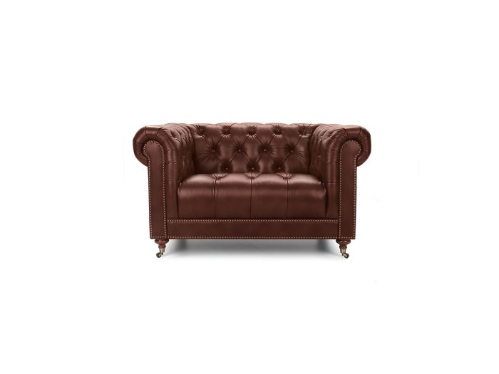 Bamburgh Snuggler sofa - type Special Leather