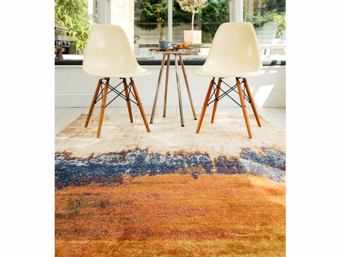 Nova 120x170cm Rug NV04 Distress Orange