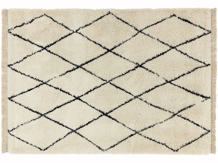 Rocco 120x170cm Rug RC08 Cream Diamond
