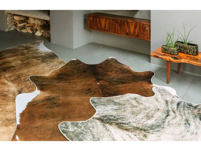 Texas 190x240cm Cowhide Brown