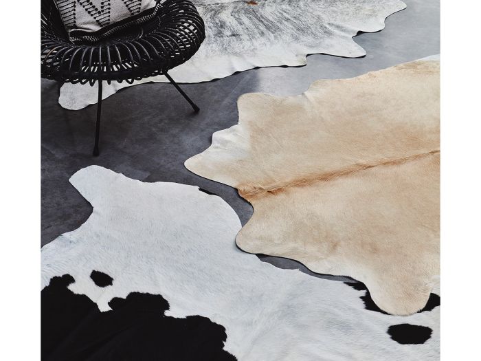 Rodeo 180x240cm cowhide Solid Beige
