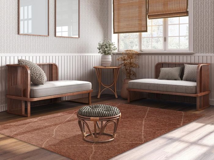 Mulberry 120x170cm Rug Terracotta