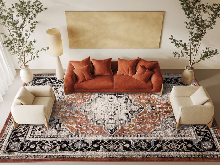 Sovereign 160x240cm Rug Terracotta