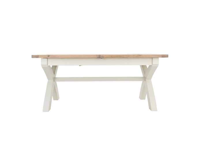 Farringdon Cross leg extending dining table (180/240cm) (painted)
