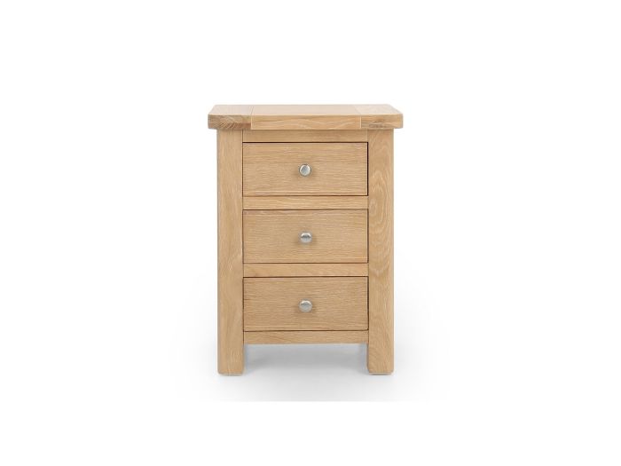 Farringdon 3 drawer bedside (oak)