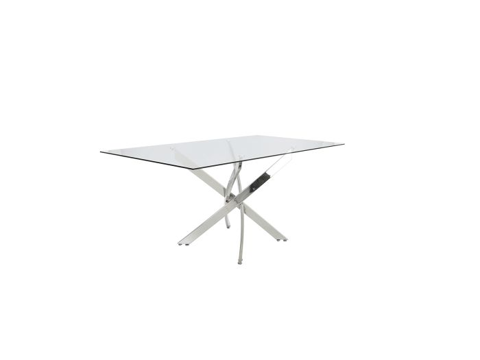 Lorraine Dining table (160x90) Clear glass