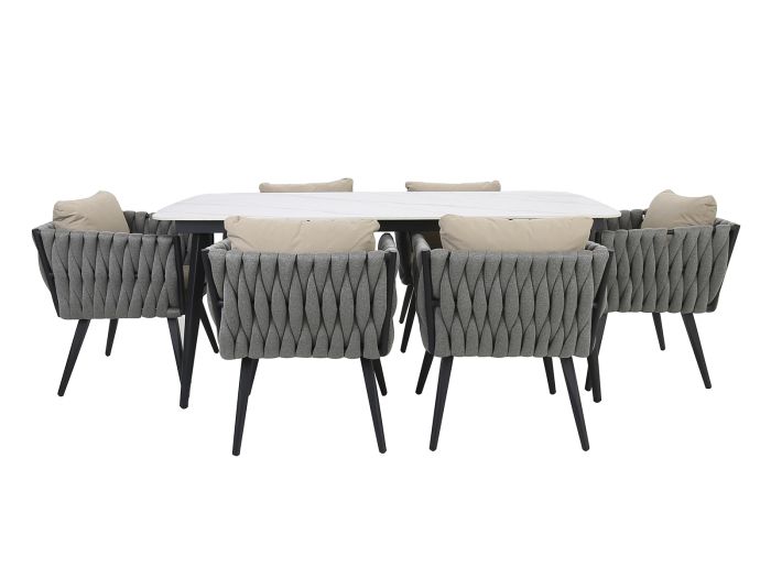 Equinox 6 seat outdoor dining set
