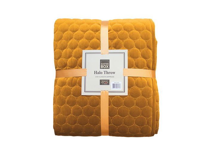 Hollyford 140 x 240cm Throw (Ochre)