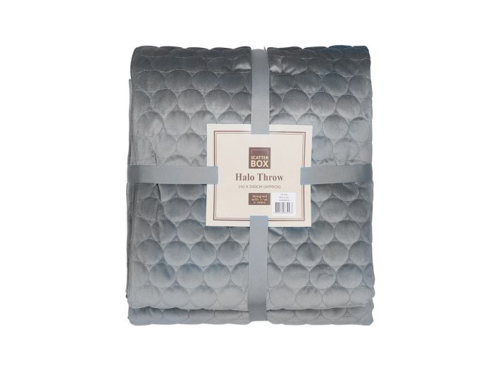 Hollyford 140 x 240cm Throw (Silver)