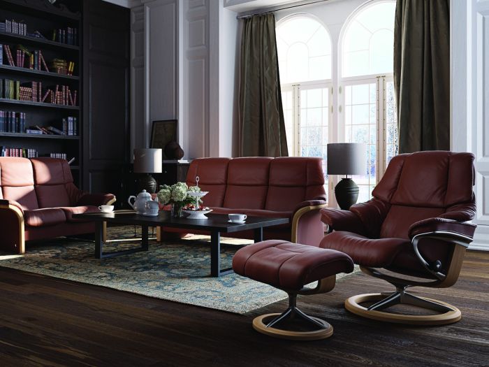 Reno (L) Chair and stool (signature base) Noblesse 096