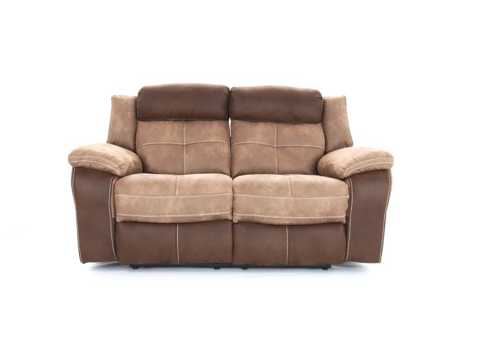 Bonita 2 seater (double manual recliners) - type Fabric